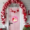 Not Today Cupid Valentine'S Day Door Sign Creative Anti-Valentine'S Day Door Hanger Funny Valentine Decorations For Door Window