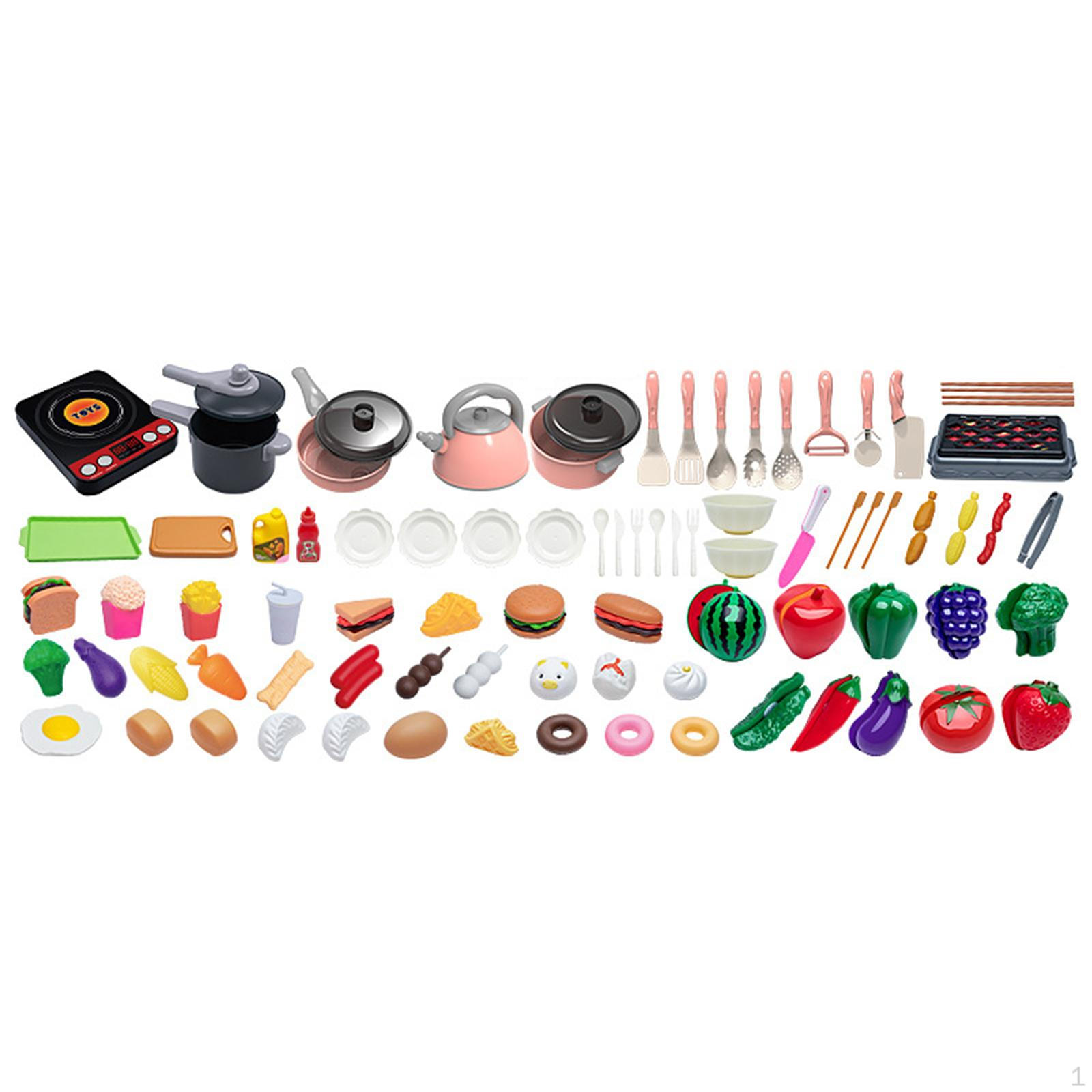 

Кухонные игрушки Аксессуары Ролевые игры Кулинария Игровой набор Ролевая игра Еда Индукционная плита 86 pieces