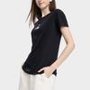 FILA American Vintage Letter Print Casual Round Neck Short Sleeve T-Shirt Women T-Shirts Black F11W329117FBK