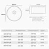 304 Stainless Steel Sink Vegetable Washing Basin Under Counter Basin Round Nano Island Counter Bar Small Single Basin Kitchen Sink