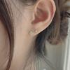 14k clover piercing (2size)