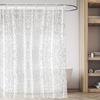 PEVA Waterproof Shower Curtain - Thickened, No-Punch, Simple Partition for Bathroom or Dormitory