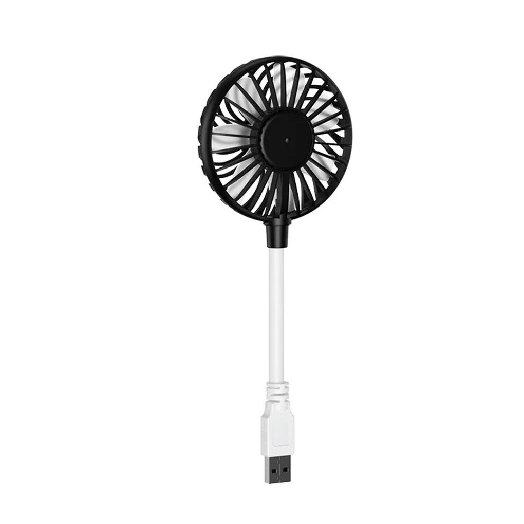 

Portable USB Fan Small Cooling Fan USB Rechargeable Eyelash Eyelash Mute Cooler Handheld Fan Mini USB Rechargeable Desk чёрный