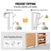 Shoe Cabinet with 2 Flip Drawers Rattan Shoe Storage Cabinet for Entryway