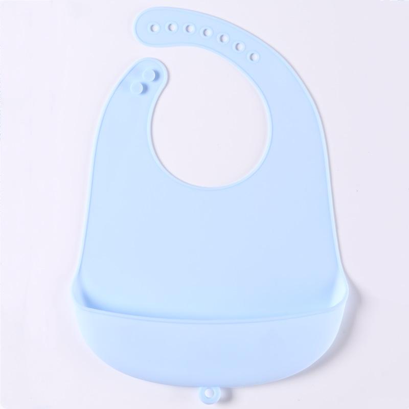 1/2pcs Food Grade Infant Eating Bibs Simple to Clean Baby Drool Towels Waterproof Children