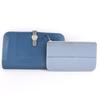 Hermes Dogon Purse Blue Calfskin Unisex Used