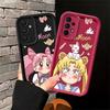 Phone Cover Case for Samsung Galaxy A06 A04 A17 A12 A07 A16 A15 A14 A11 A05 A20 A13 A30 A50 Cartoon S-Sailors Moon