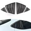 4pcs Matte Black Car Rear Window Vent Louver Covers Trim Sticker Vent For Toyota For Camry 2025+ LE XLE SE Exterior Accessories