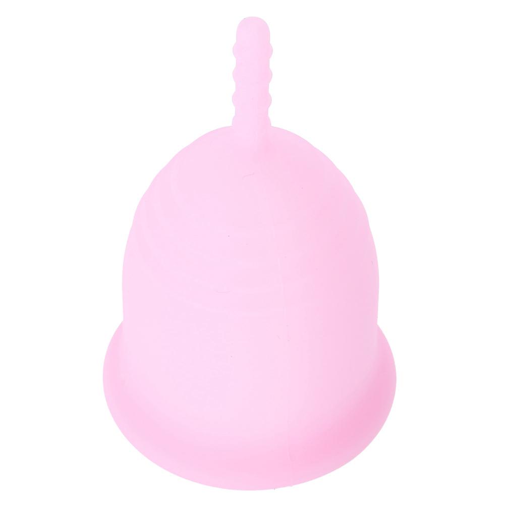 Menstrual Cup Medical Silicone Female Lady Leak Free Safety Feminine Hygiene Cup Pink L