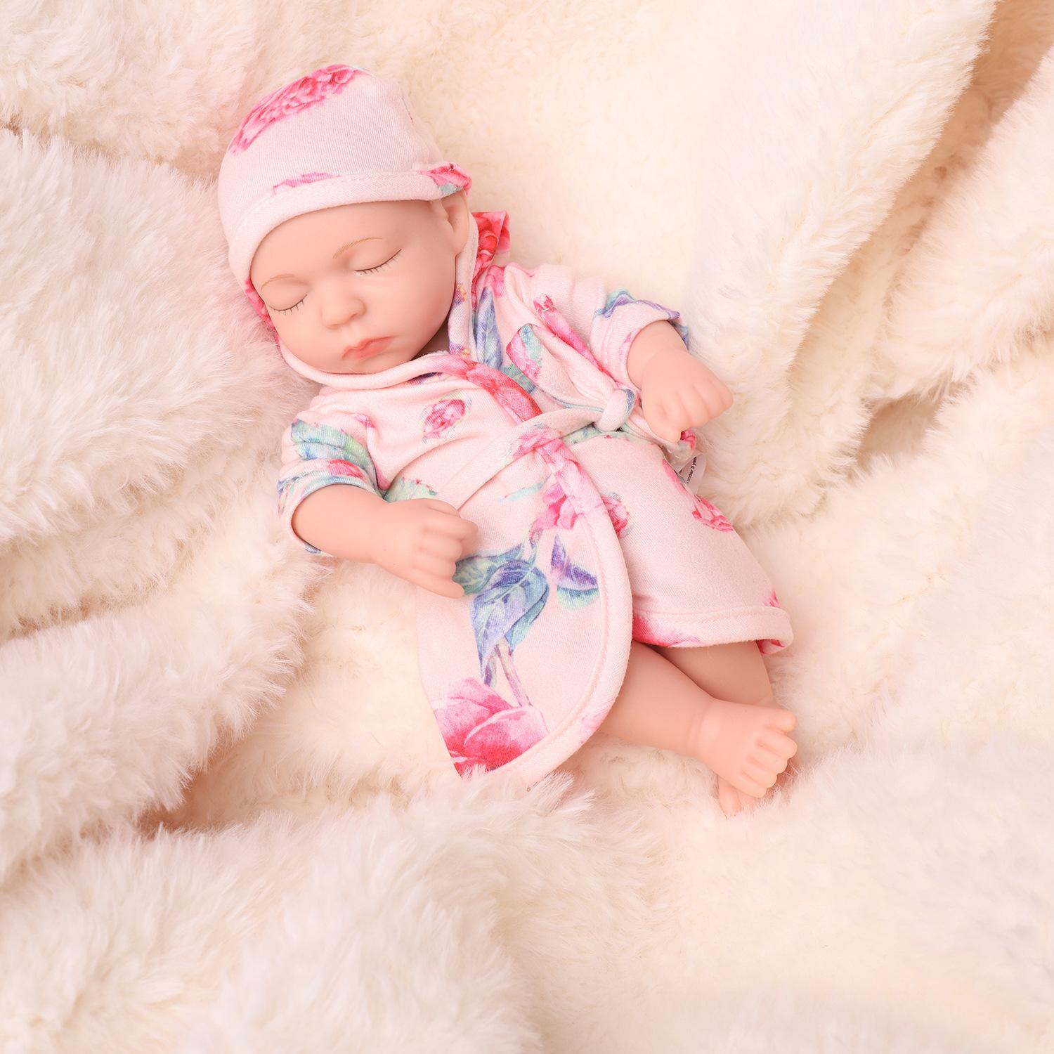 

19 см детская кукла реборн мини-моделирование всего тела мягкая резиновая эмалированная кукла подарок для девочки кукла кукла 19cm