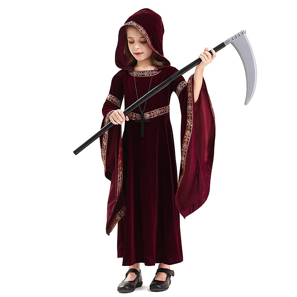 Kinder Halloween Cosplay Kostüm Unisex Jungen Mädchen Langarm Oberteil und Hose Set Kostüm für Party Karneval Feiertag
