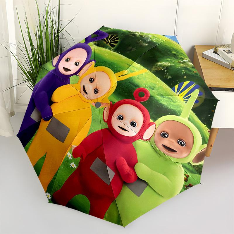 

Teletubbies, Outdoor Automatic Opening and Closing, 8 rib Structure Portable Umbrella, Suitable for Men and Women in All Seasons Perfect Gi
