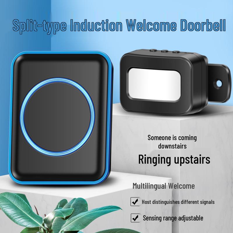 Welcome Sensor Doorbell: Entry Voice Alarm for Shops and Supermarkets