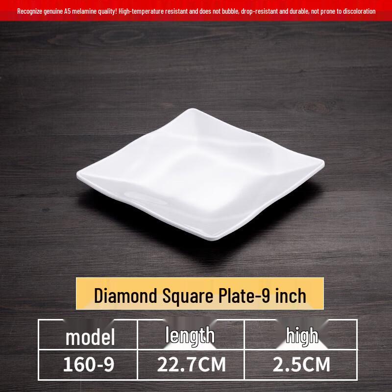 Melamine Square Serving Plate