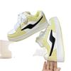 Light yellow color scheme Guochao niche bread shoes women's ins2025 velvet warm versatile student leisure sports board shoes