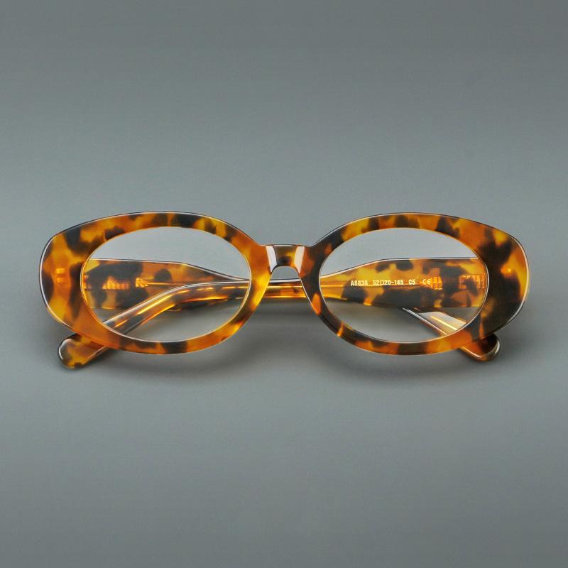 New High-end Acetate Fiber Eyeglass Frame Brand Design Reading Glasses For Women Presbyopia Glasses With Diopter 0 To+6.0