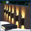 Solar Up and Down Spot Lights Outdoor, Street Wall Light Lamp Solar Powered Sunlight Waterproof Solar Lamp Garden Decorative