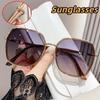 Versatile Large Framed Sunglasses Polarized Light and UV Protection Glasses for Women Men Street Photography Eye Protection