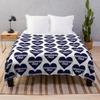 Raquette Lake Heart Throw Blanket