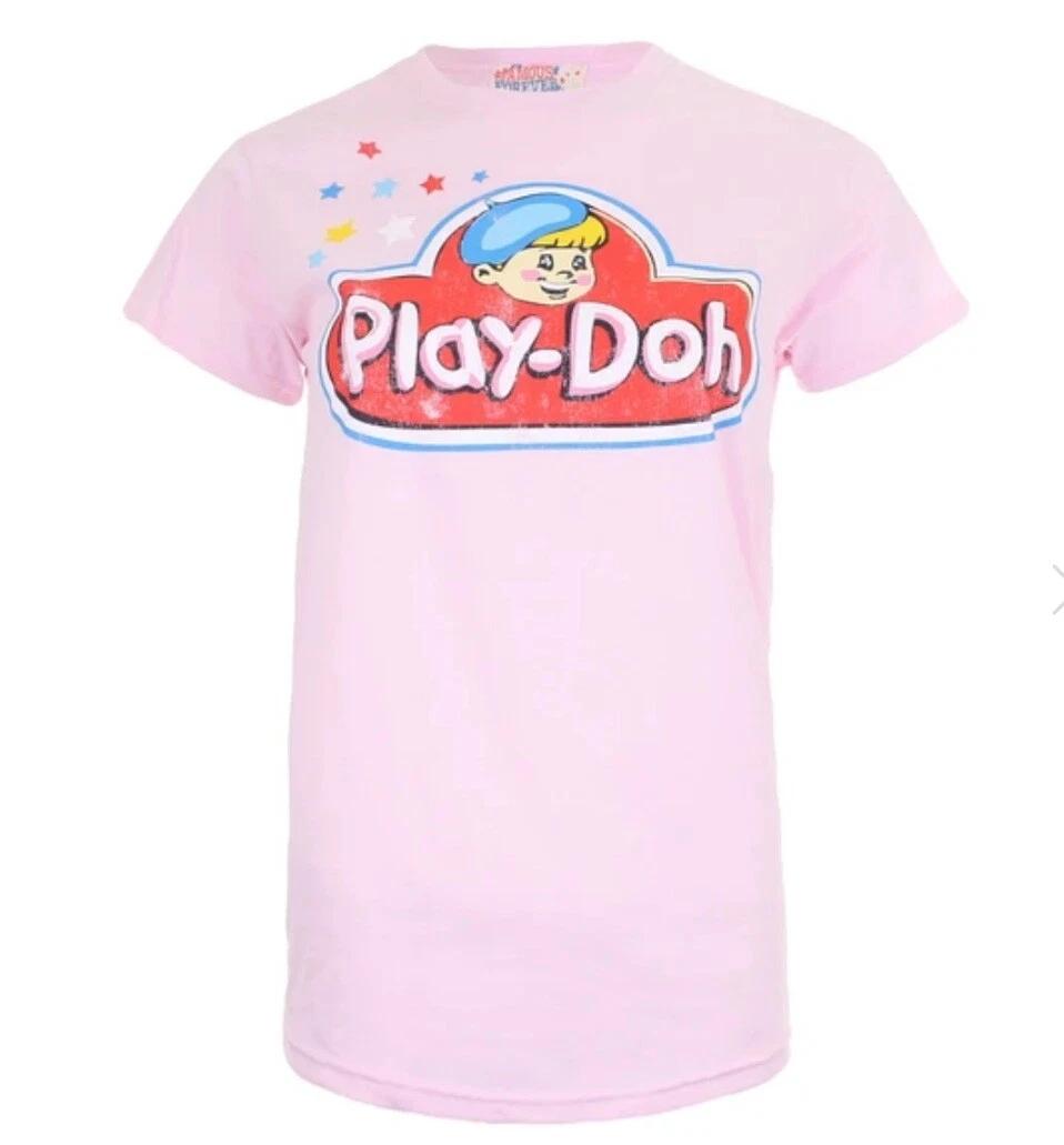 

Women s Play Doh Pink Logo T-shirt M