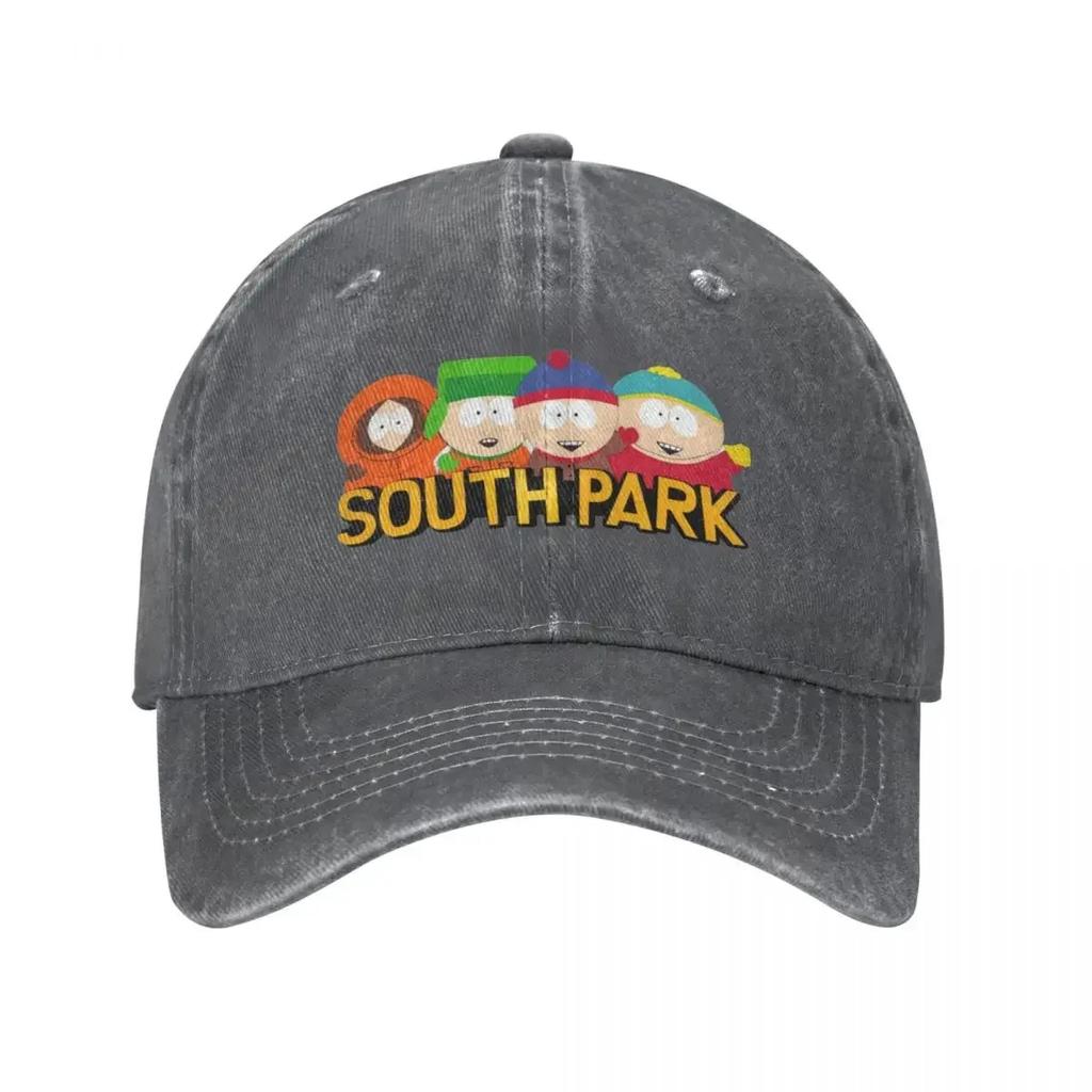 SouthparkS Cartoon Anime Unisex WoUnisex Baseball Cap Distressed Washed Caps Hat Classic Outdoor Summer Snapback Cap