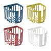 Wall-mounted Punch-free for Toilet Round Adhesive Lightweight Paper Storage Box Roll Paper Rack Tissue Basket Paper Holders