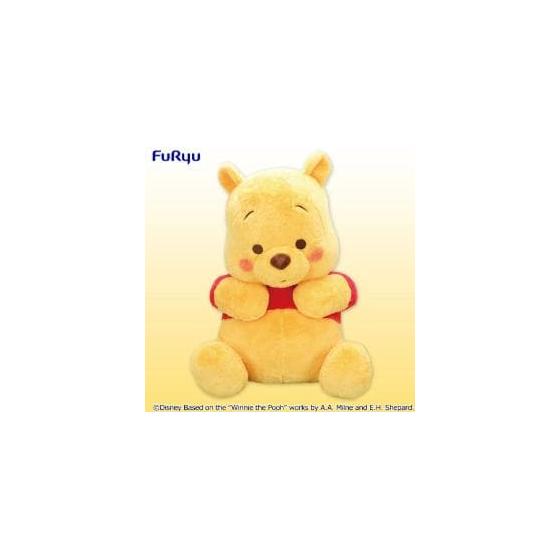 Winnie the Pooh FukuFuku super big stuffed toy with a full belly
