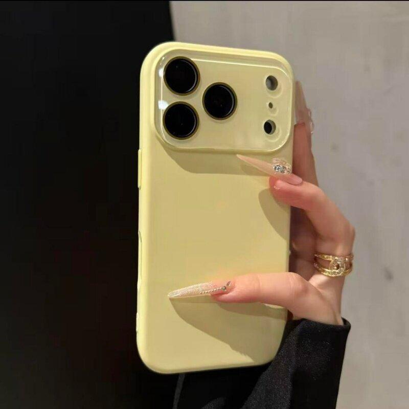 Official Liquid Silicone Phone Case For For Iphone 17 16 1 14 13 Pro Max Camera Protection Soft Cover For For Iphone 17 1 Pro Max Case