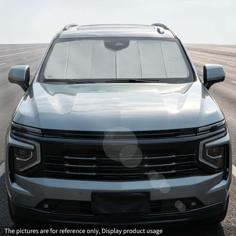 Fit For GMC-YUKON /Tahoe 2024 Up Car Front Windshield Sunshade Window Shade Foldable Sun Visor Cover Car Interior Accessories