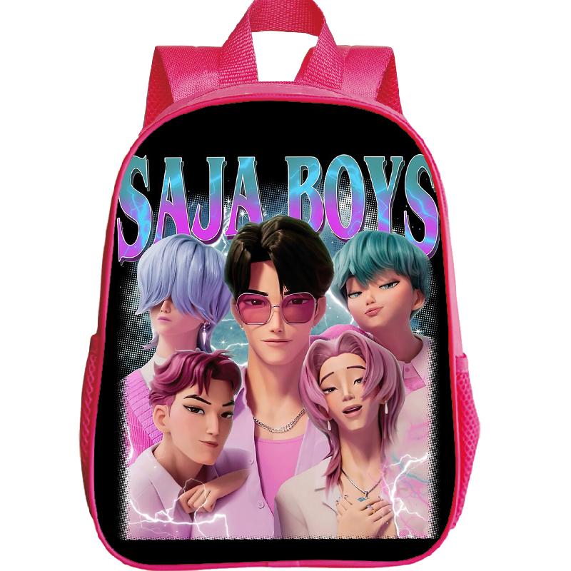 

Kpop Мисливці на Демонів Рюкзак для Дитячого Садка Мультяшний Huntrix Дівчинка K-Pop Малюк Дитяча Сумка Saja Хлопчики Водонепроникний Щоденний Дитячий Mochila 16