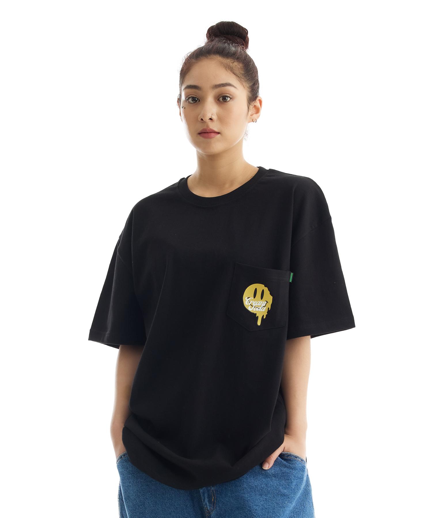 Cream Soda Lab Smile Flow Pocket Short Sleeve Tee White/Xl(3)