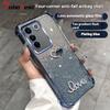 3D Love Shockproof Glitter Plating Case for Samsung Galaxy S25 EDGE S24 S23 S22 S21 S20 Note 20 10 Ultra Plus FE 5G Back Cover