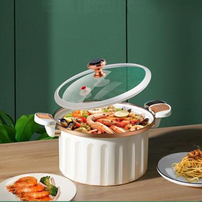 Pentola a pressione micro pentola a pressione da 8 litri, pentola bollente antiaderente, pentole da cucina multifunzionali