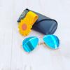 Cute Car Sunglasses Holder with Magnetic Leather Sunglasses Ticket Card Easy Installation Clip, Clip, (B)