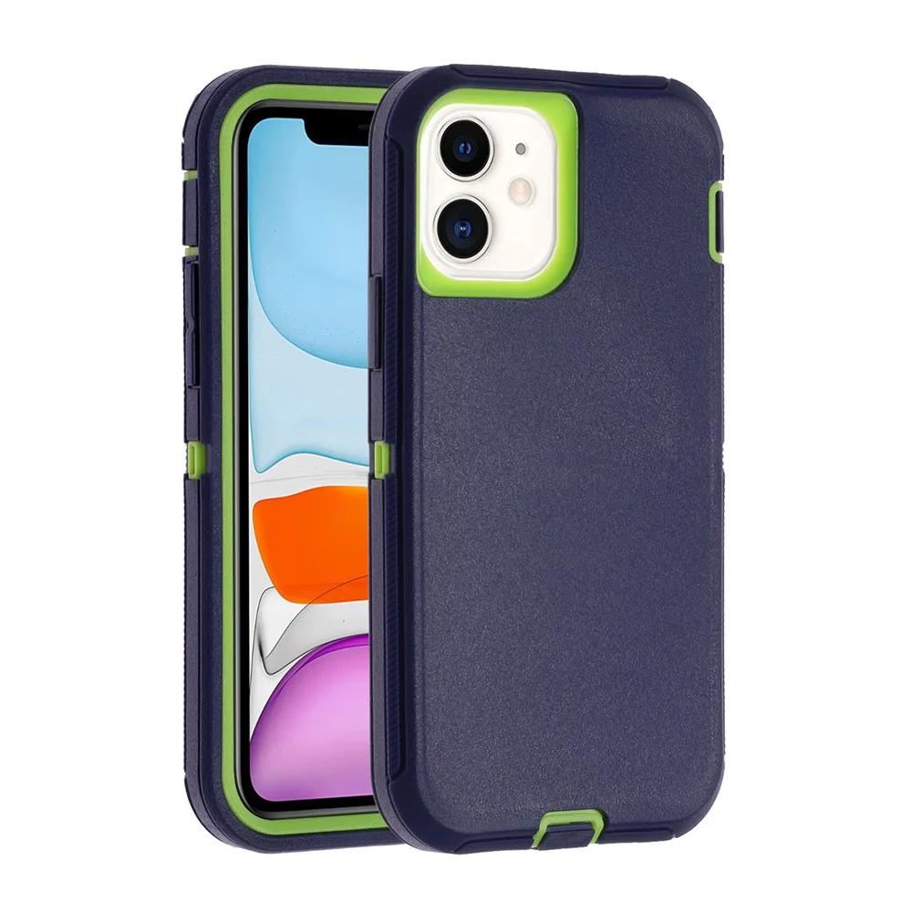Premium 3IN1 Heavy Duty Ott Anti-Drop Phone Case For IPhone 17 16E 15 14 Plus 13 12 11 Pro Max Box Shockproof Protection Cover