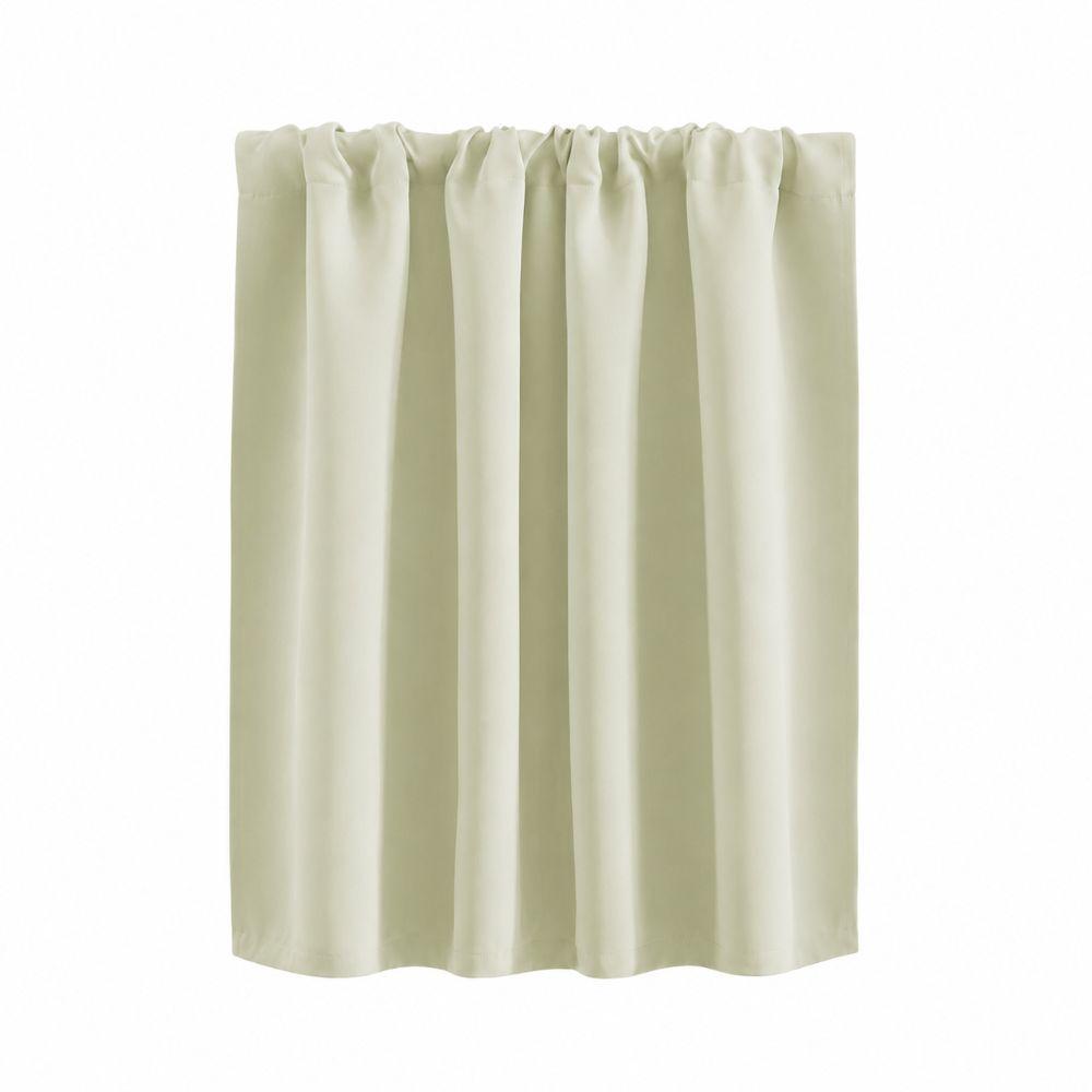 1PC Washable Short Blackout Curtains Solid Color Partition Curtain Kitchen Curtain Multipurpose