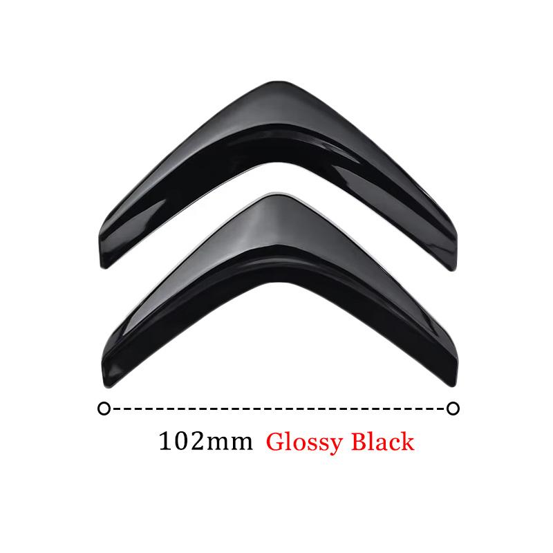 Citroen V Shape Trunk Emblem Car Rear Logo Badge For C3 C4 C5 Cactus Berlingo ABS Car Styling Accessories (8 Colors, 2 Sizes)