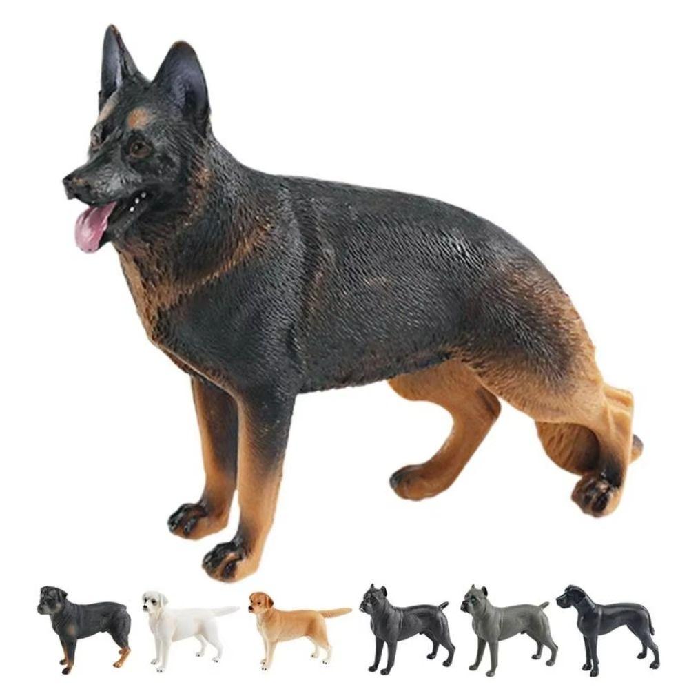 

Shepherd Dog Dogs Animals Model Great Dane Simulation Dog Statue Home Decoration Grey Castro