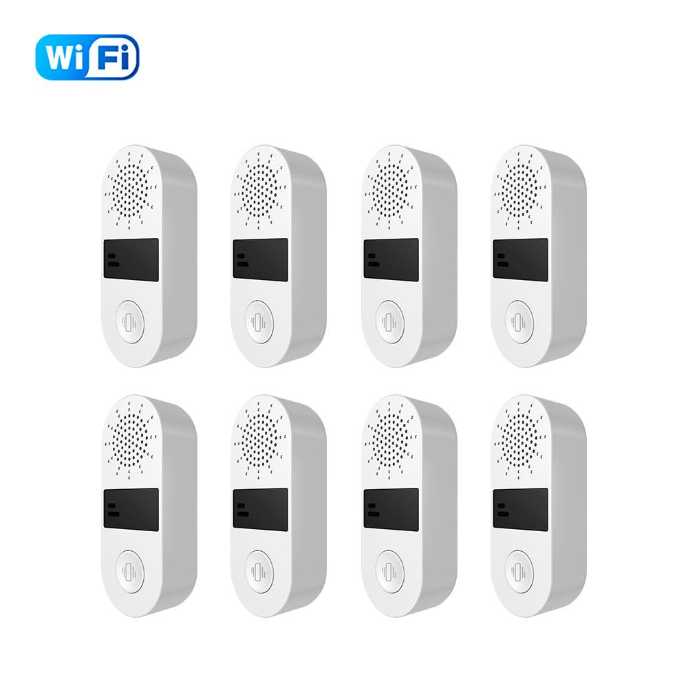 Tuya WiFi Vibration Sensor Detection 130DB Sound And Flashing Light Alarm Smart Life APP Real-Time Shock Alarm Alexa Google Home
