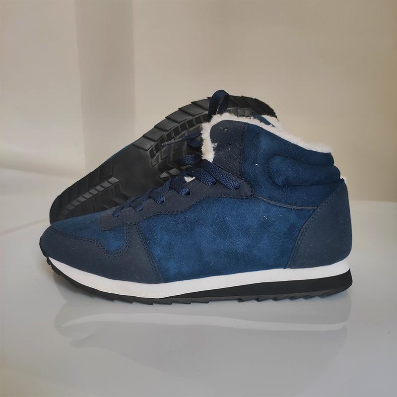 

Зимние ботинки для снегоступов, ворсистые и морозостойкие, короткие ботинки для пар, мужские и женские, теплые, большие рабочие ботинки с плоской подошвой 36 синий