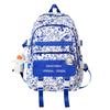 School bag college students Mori leisure niche Korean version ins new graffiti backpack high school students large capacity backpack