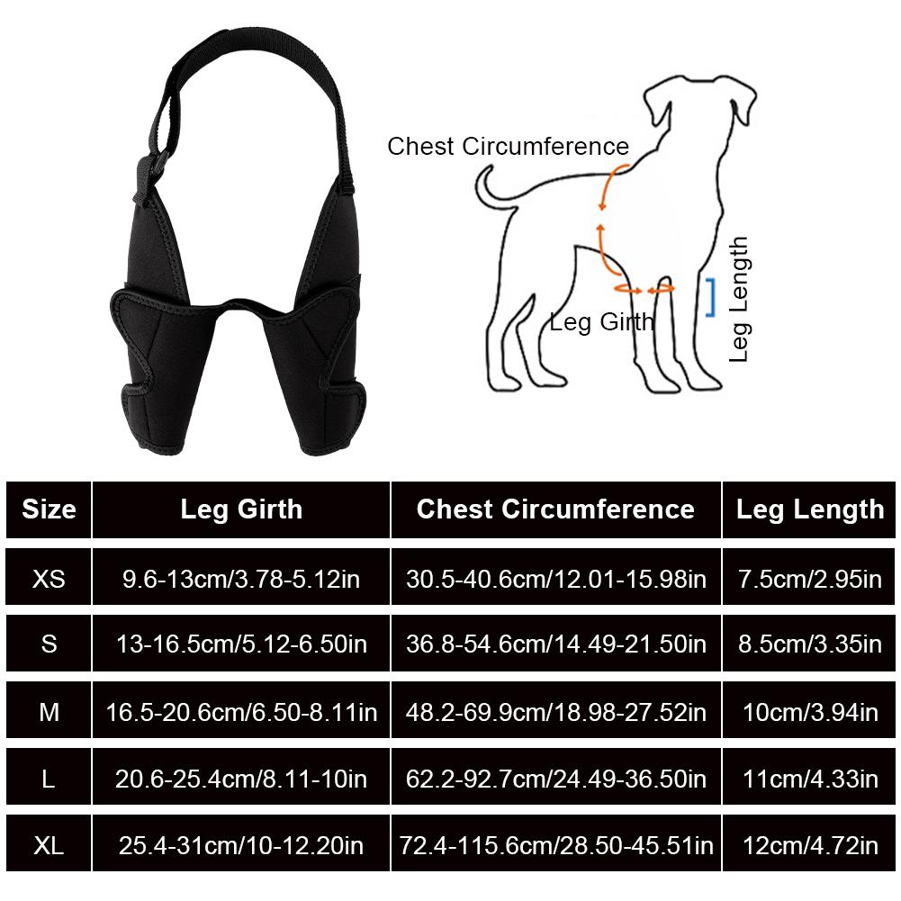 Tutore Protettore Completo per Gomito del Cane per Legamenti Strappati per Tutte le Razze Canine per Gomito e Spalla del Cane Gomito Igroma Tutore per Zampe Anteriori