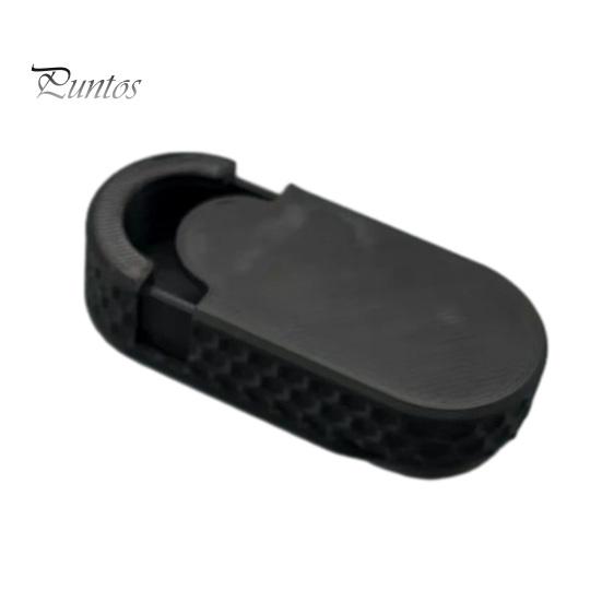 Compact Tablet Container 3D Printed Pill Box with Sliding Cover, Portable Mini Case Honeycomb Texture, Pocket Size Medication Storage for Travel