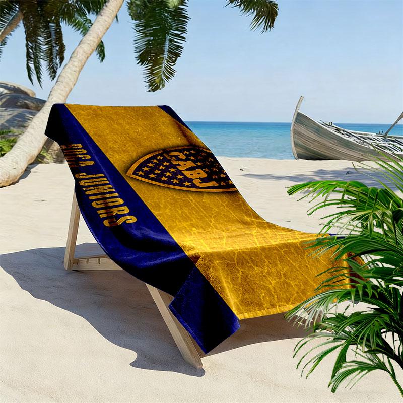 Boca Print Strandtuch, Großes Weiches Schnelltrocknendes Handtuch für Strand Camping Schwimmen