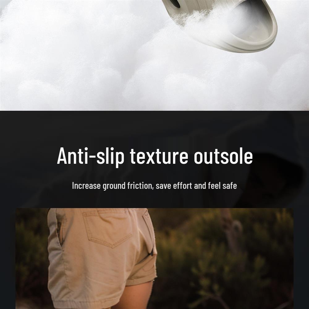 Men's 2025 Outdoor Odor-Proof Summer Slippers – Thick Sole, Non-Slip, Japanese Style Step-On Design