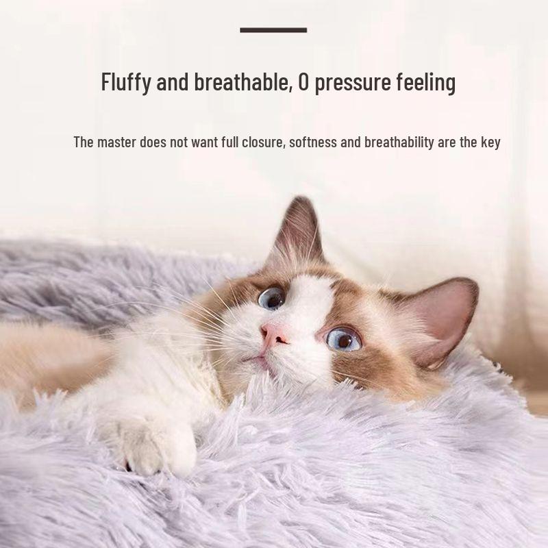 All-Season Washable Pet Bed: Winter Warm, Dirt-Resistant Cat & Dog Mat