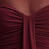 European & American Women's Spring/Summer 2026 Elegant High Neck Sleeveless Slim Fit Long Ruffled Mesh Dress