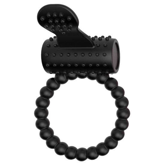 Men Cock Ring Ejaculation Delay Vibrate Tongue Design Sexual Stimulation Silicone Men Tentacles Nozzle Penis Ring for Bedroom