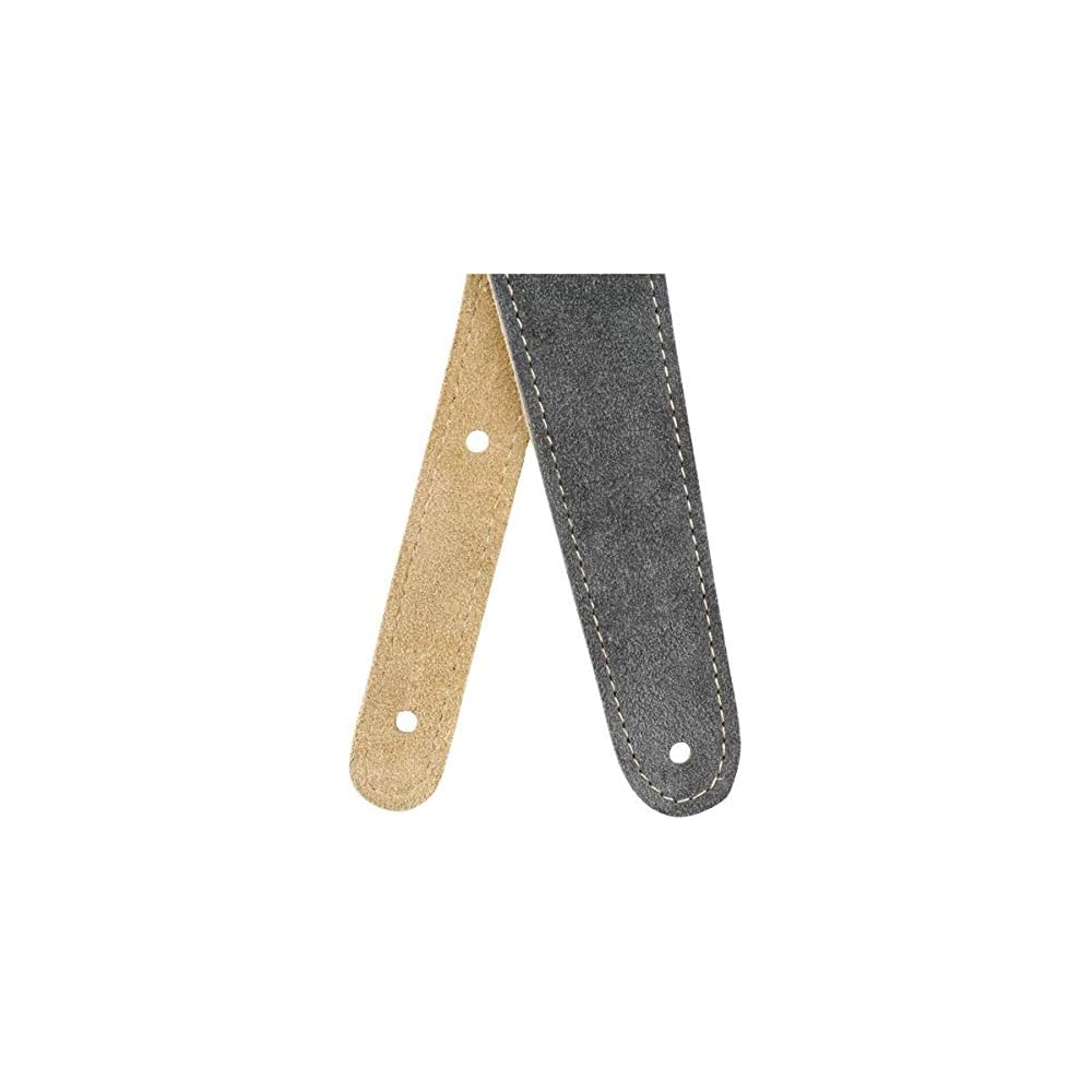 [Fender] Strap 2” Suede Strap, Gray/Tan, Reversible