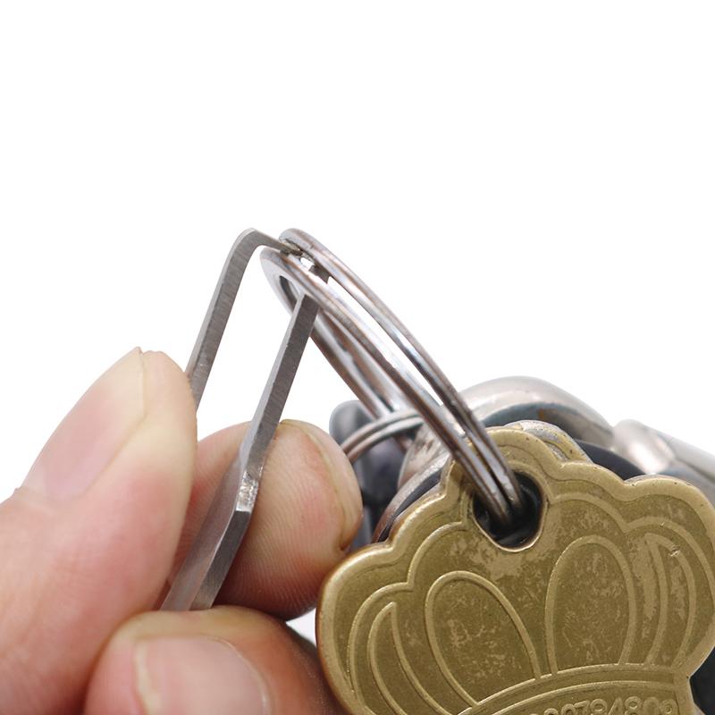 Ringöffner Mini Zange Schnellsprengringe Öffner Werkzeug Mit/Ohne Kette Knotenbinder für Angelschnur Pinzette Schneidzange Tackle